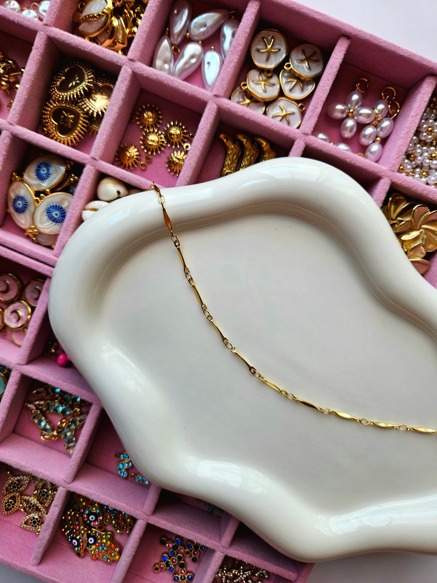 Collier charms SHELL personnalisable